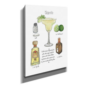 'Classic Cocktail - Margarita" by Naomi McCavitt. McCavitt Giclee Canvas Wall Art