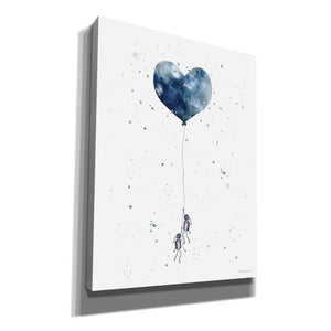 'Heart on Balloon' by Rachel Nieman, Canvas Wall Art,Size C Portrait