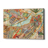 'Modern Map of Boston' by Nikki Galapon Giclee Canvas Wall Art