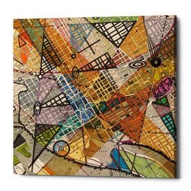 'Modern Map of D.C.' by Nikki Galapon Giclee Canvas Wall Art