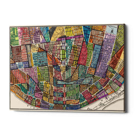 'Modern Map of St. Louis' by Nikki Galapon Giclee Canvas Wall Art
