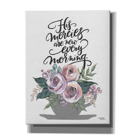 'His Mercies are New Every Morning' by Michele Norman, Canvas Wall Art,Size C Portrait