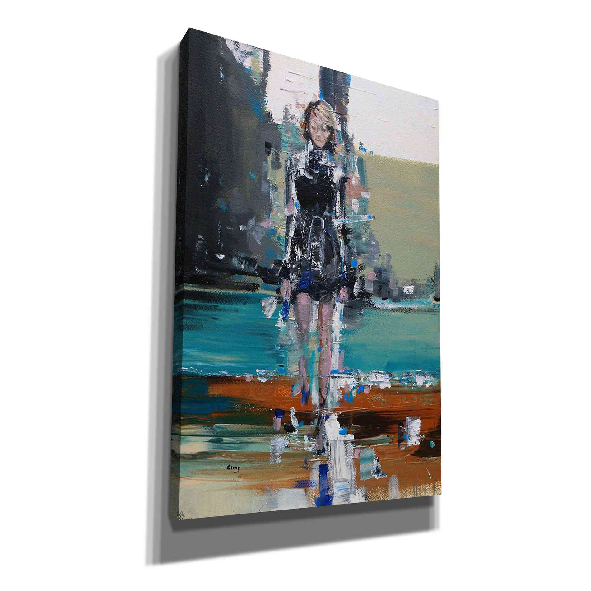 '5 PM' by Oscar Alvarez Pardo, Canvas Wall Art