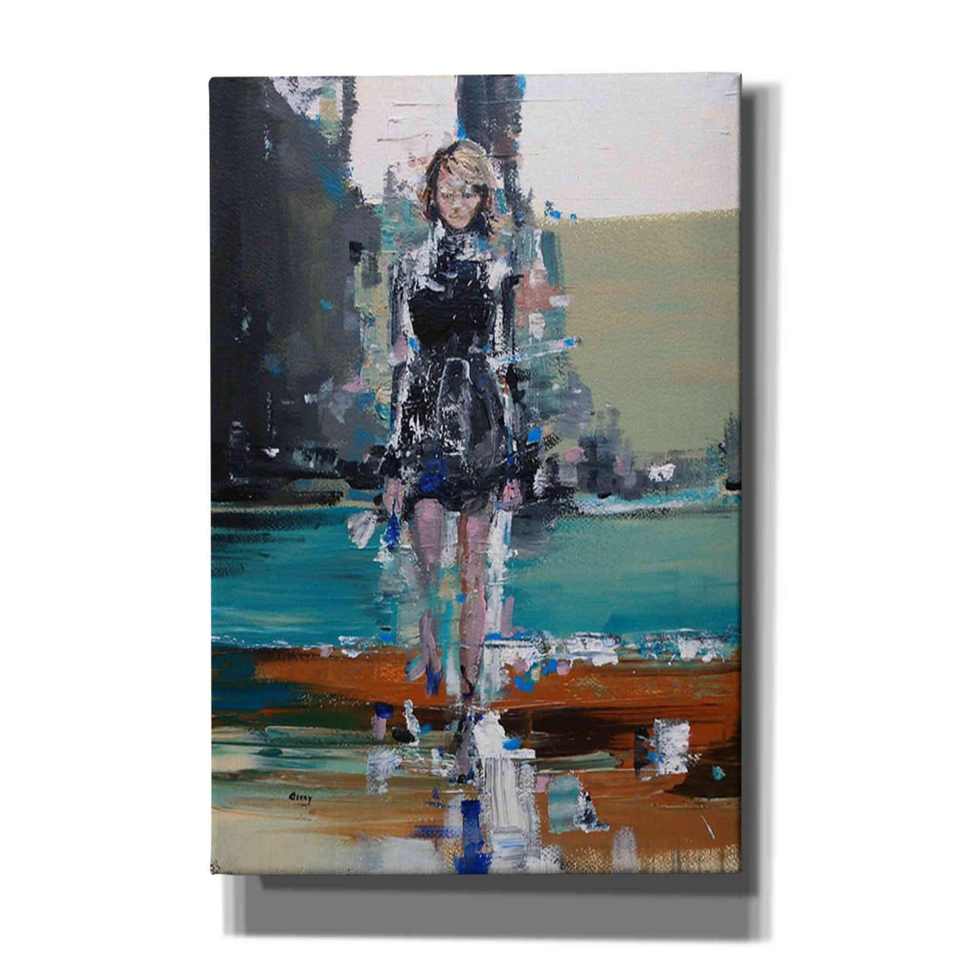 '5 PM' by Oscar Alvarez Pardo, Canvas Wall Art