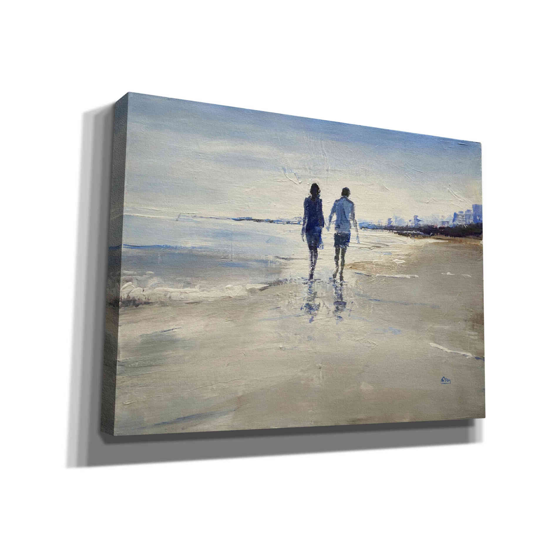 'Leisure' by Oscar Alvarez Pardo, Canvas Wall Art