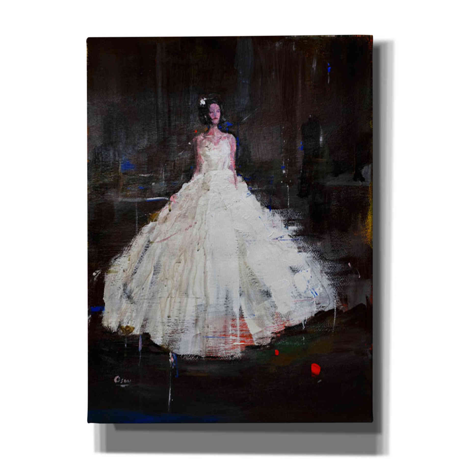 'Little Flower' by Oscar Alvarez Pardo, Canvas Wall Art