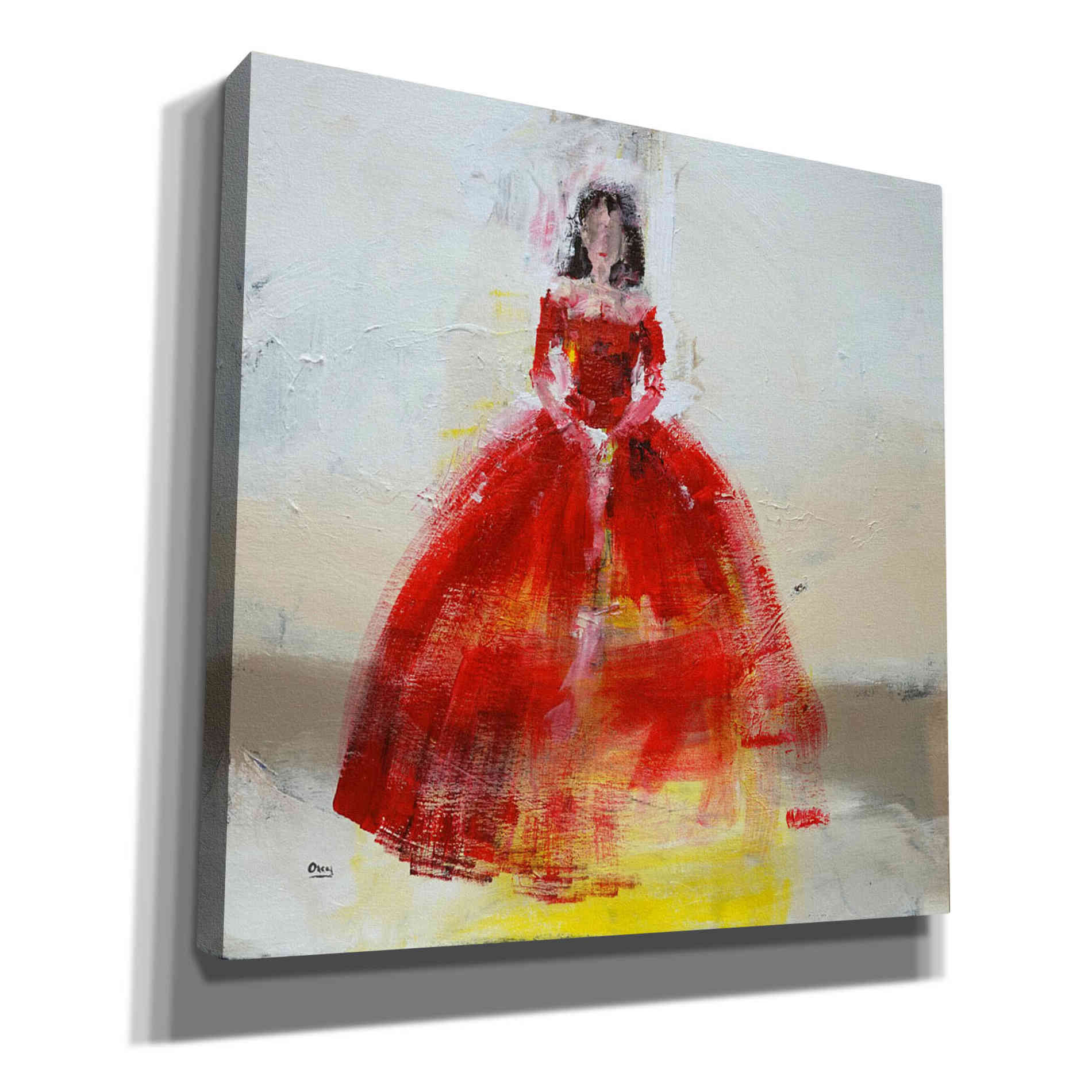 'Masquerade' by Oscar Alvarez Pardo, Canvas Wall Art