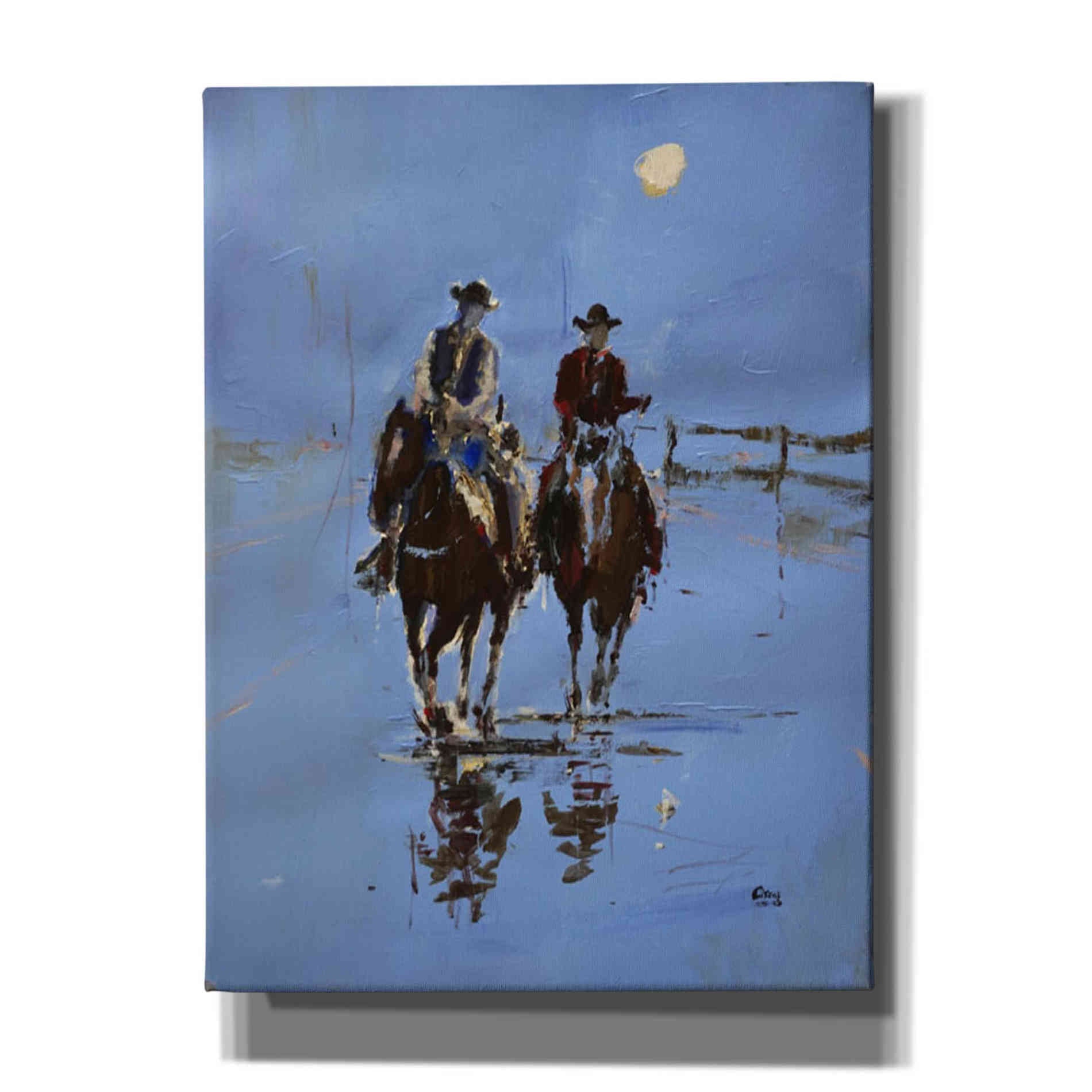 'Moonlight' by Oscar Alvarez Pardo, Canvas Wall Art