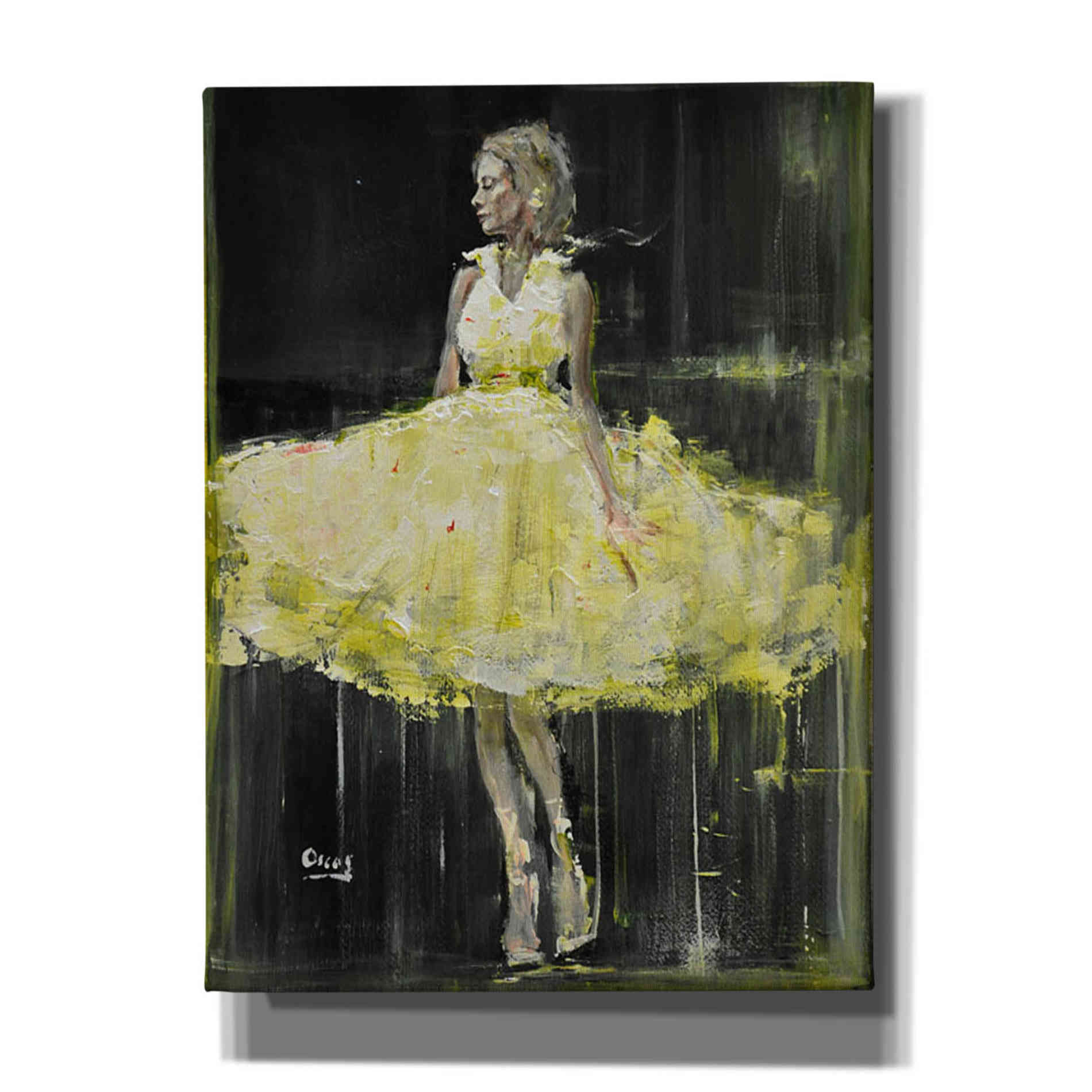 'Night Out' by Oscar Alvarez Pardo, Canvas Wall Art