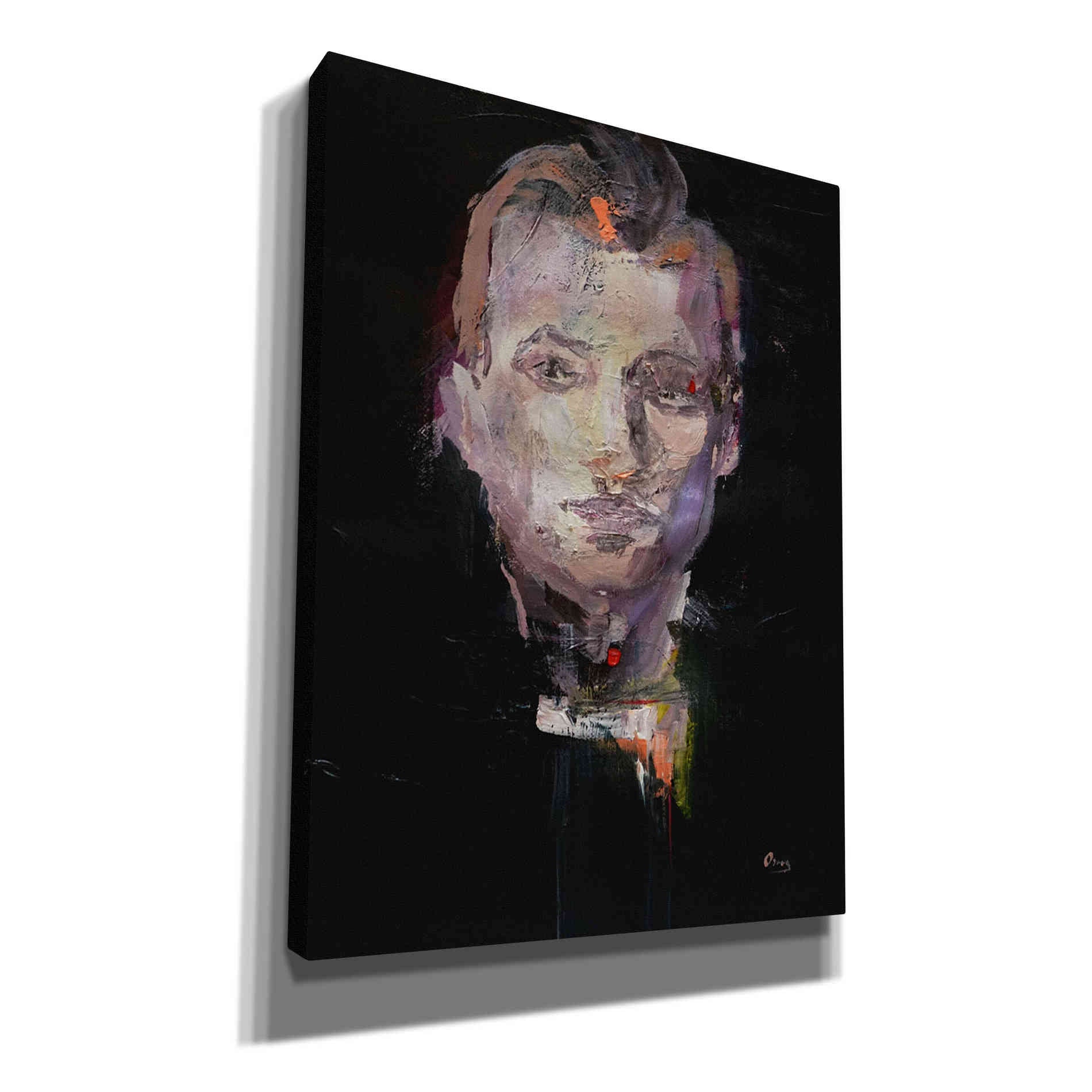 'Portrait 1' by Oscar Alvarez Pardo, Canvas Wall Art