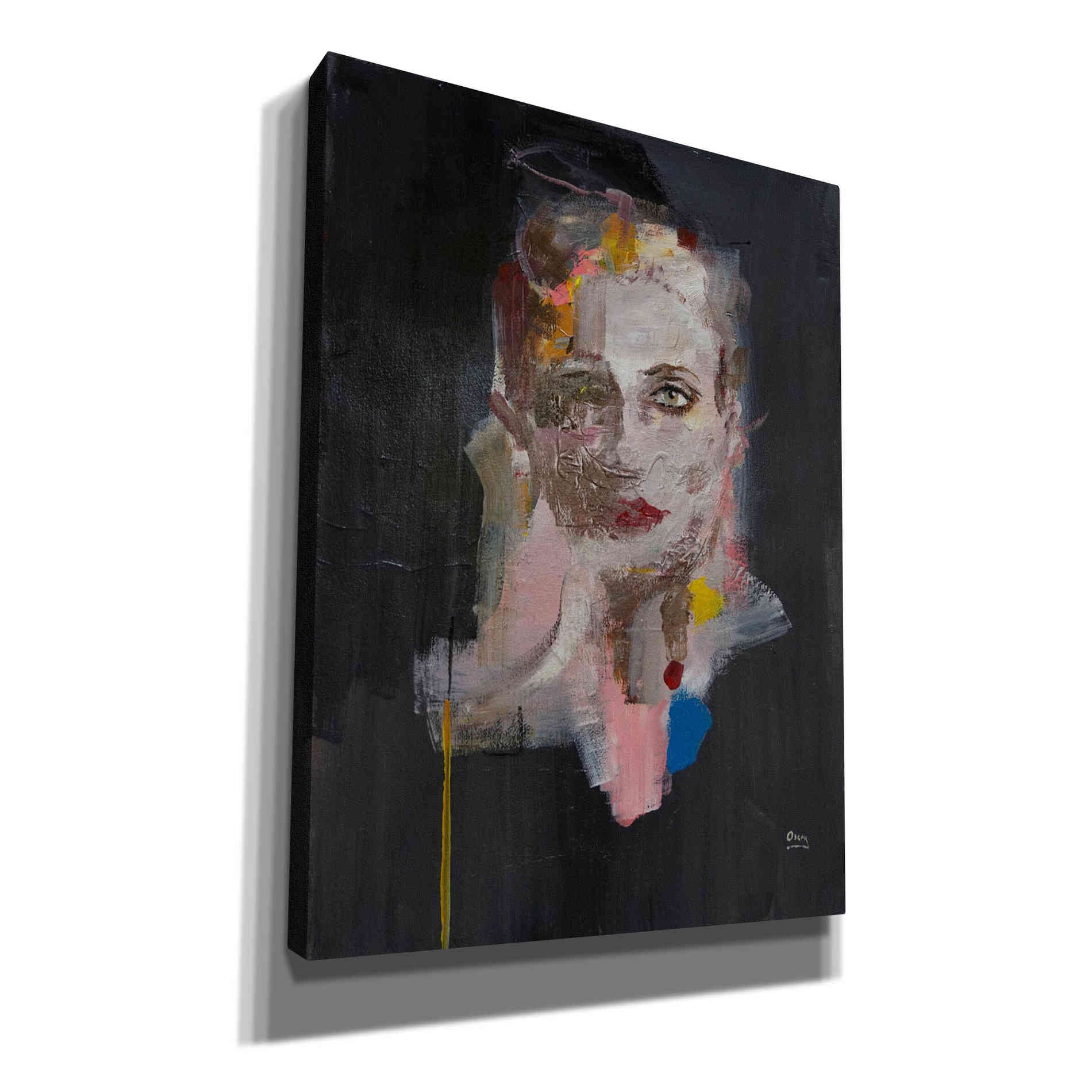 'Portrait 2' by Oscar Alvarez Pardo, Canvas Wall Art