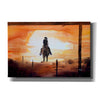 'Sunset Rider' by Oscar Alvarez Pardo, Canvas Wall Art