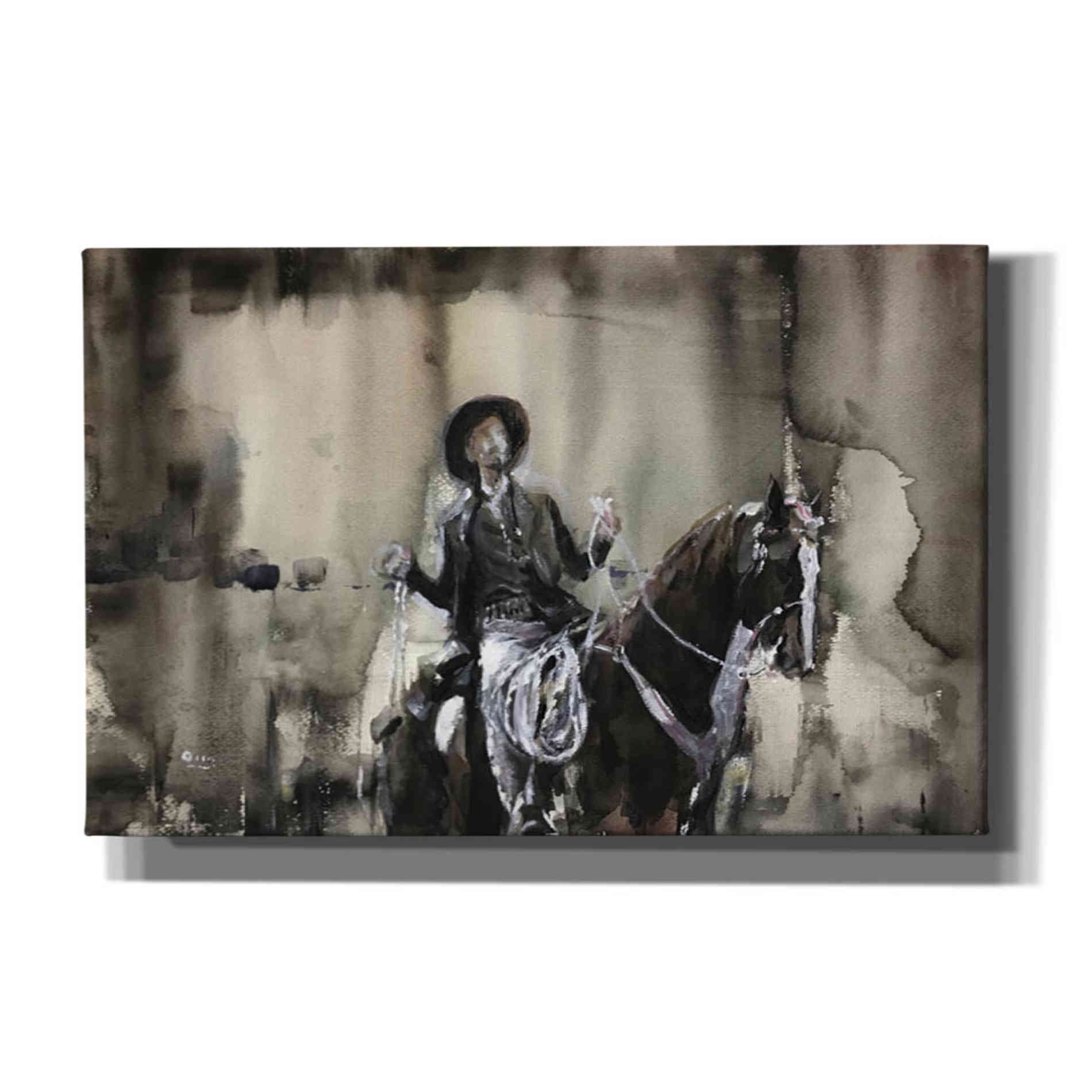 'Wrangle' by Oscar Alvarez Pardo, Canvas Wall Art
