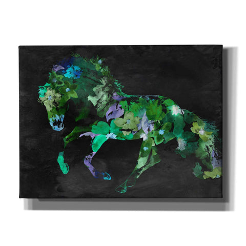 Image of 'Beautiful Floral Horse 2-3' by Irena Orlov, Canvas Wall Art