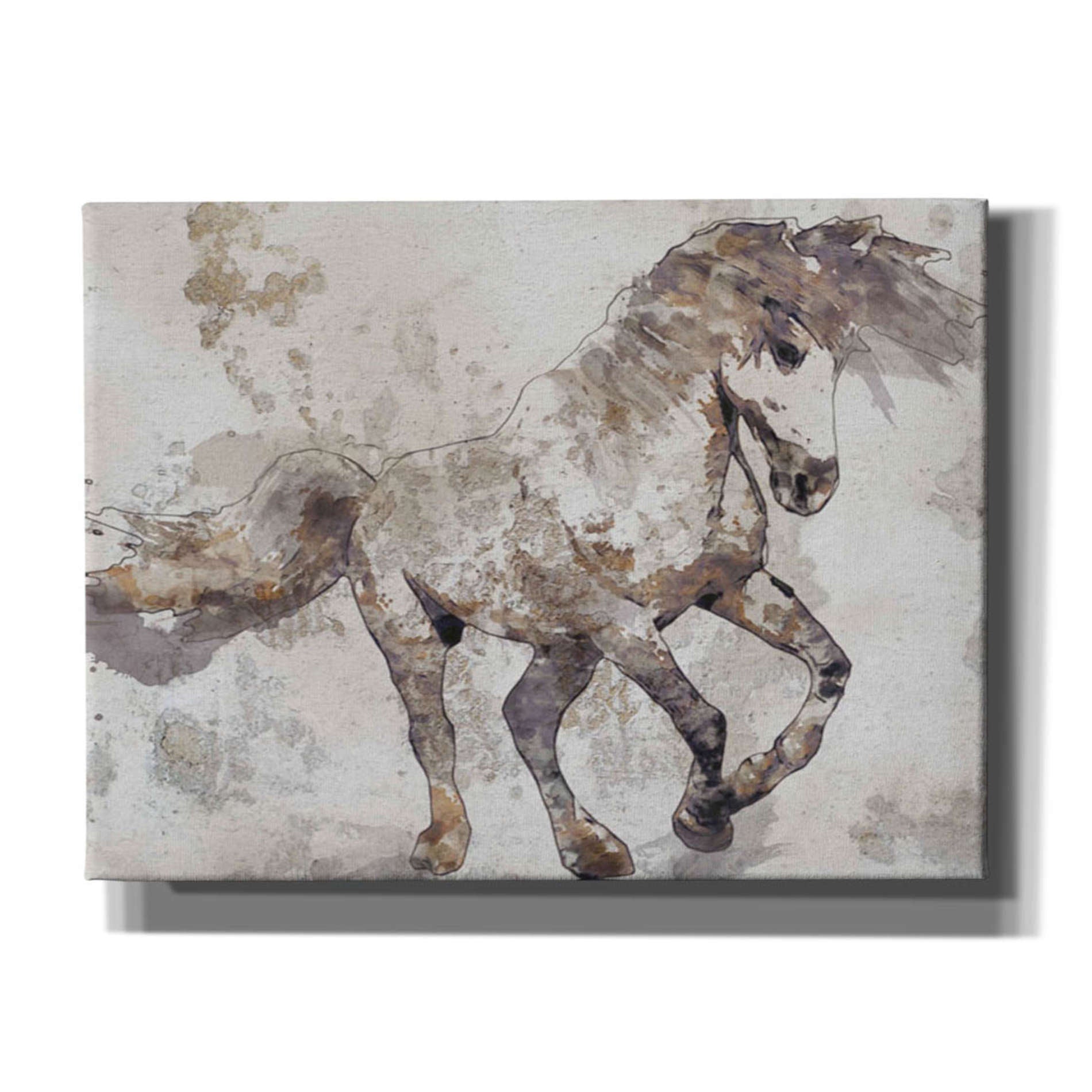 'Bebeau Horse 2' by Irena Orlov, Canvas Wall Art