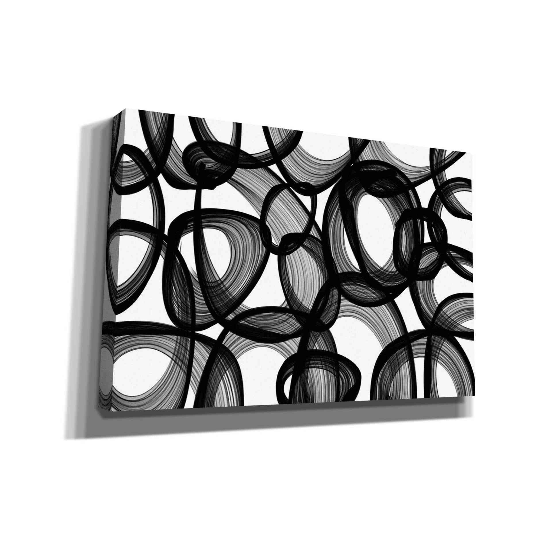'Abstract Black and White 2015' by Irena Orlov, Canvas Wall Art
