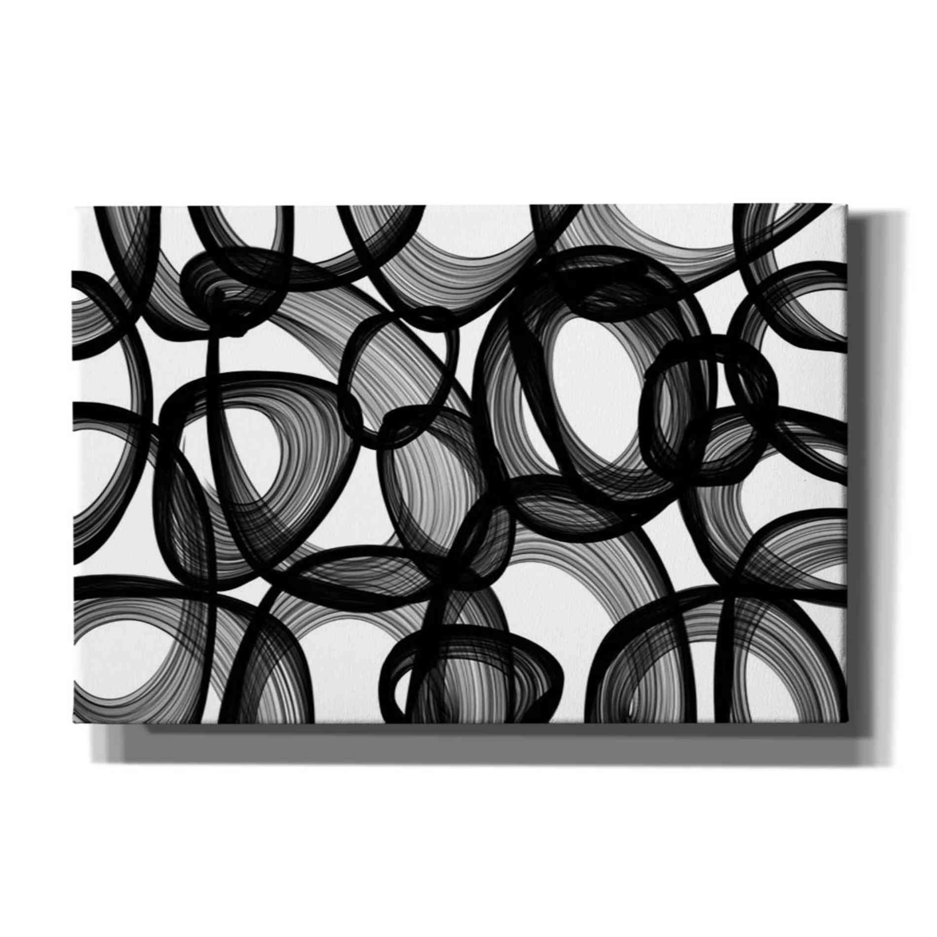 'Abstract Black and White 2015' by Irena Orlov, Canvas Wall Art