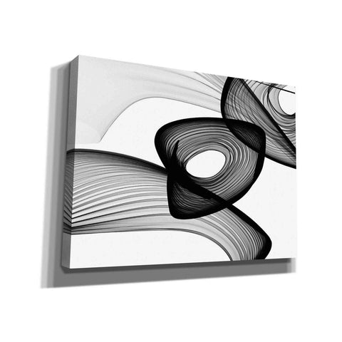 Image of 'Abstract Black and White 22-16' by Irena Orlov, Canvas Wall Art