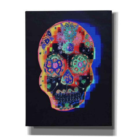 Image of 'Colorful Skull' by Irena Orlov, Canvas Wall Art