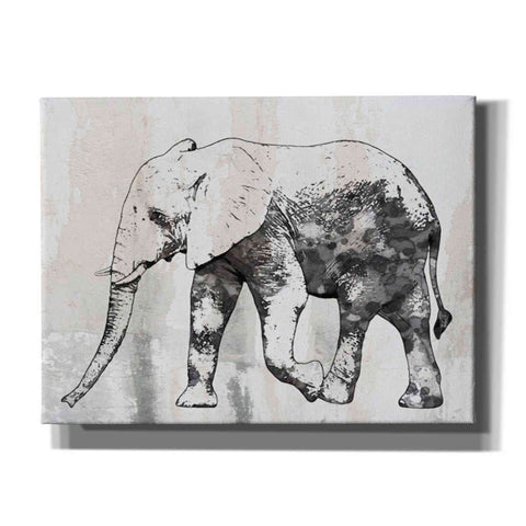 Image of 'Rustic Grey Elephant 2' by Irena Orlov, Canvas Wall Art