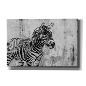 'Rustic Zebra 1' by Irena Orlov, Canvas Wall Art