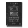 'Drying Machine Blueprint Patent Chalkboard' Canvas Wall Art,Size A Portrait