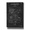 'High-Life Airplane Blueprint Patent Chalkboard' Canvas Wall Art,Size A Portrait