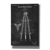 'Camera Tripod Blueprint Patent Chalkboard' Canvas Wall Art,Size A Portrait