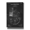 'Drum and Cymbal Blueprint Patent Chalkboard' Canvas Wall Art,Size A Portrait