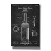 'Bottle Blueprint Patent Chalkboard' Canvas Wall Art