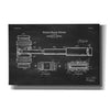 'Judge's Gavel Blueprint Patent Chalkboard' Canvas Wall Art