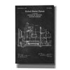 'Kitchen Garbage Recycler Blueprint Patent Chalkboard' Canvas Wall Art