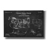 'Lasso for Horses Blueprint Patent Chalkboard' Canvas Wall Art