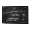 'Rifle Blueprint Patent Chalkboard' Canvas Wall Art