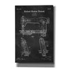 'Sewing Machine Blueprint Patent Chalkboard' Canvas Wall Art