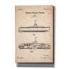 'Submarine Blueprint Patent Parchment' Canvas Wall Art