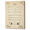 'Telegraphy Blueprint Patent Parchment' Canvas Wall Art