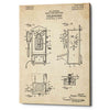 'Telephone, 1959 Blueprint Patent Parchment' Canvas Wall Art