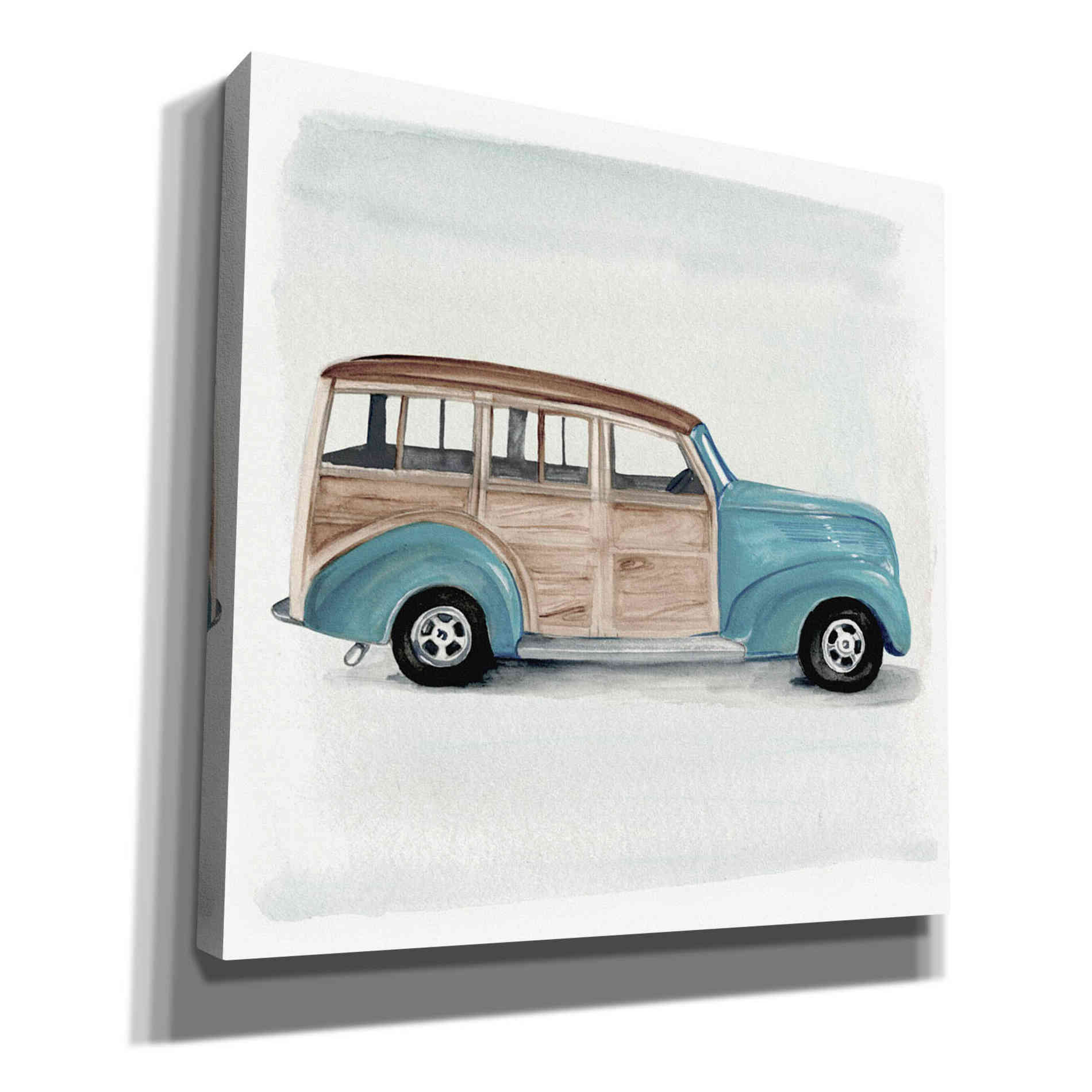 'Classic Autos IV' by Jennifer Paxton Giclee Canvas Wall Art