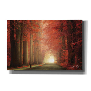 'Way to Red' by Martin Podt, Canvas Wall Art,Size A Landscape