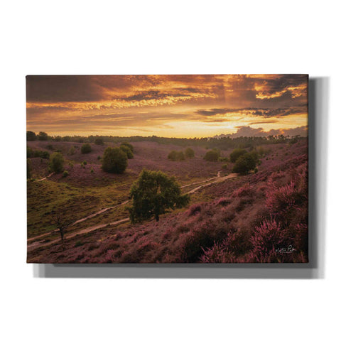 Image of 'Just a Sunset in the Netherlands' by Martin Podt, Canvas Wall Art,Size A Landscape