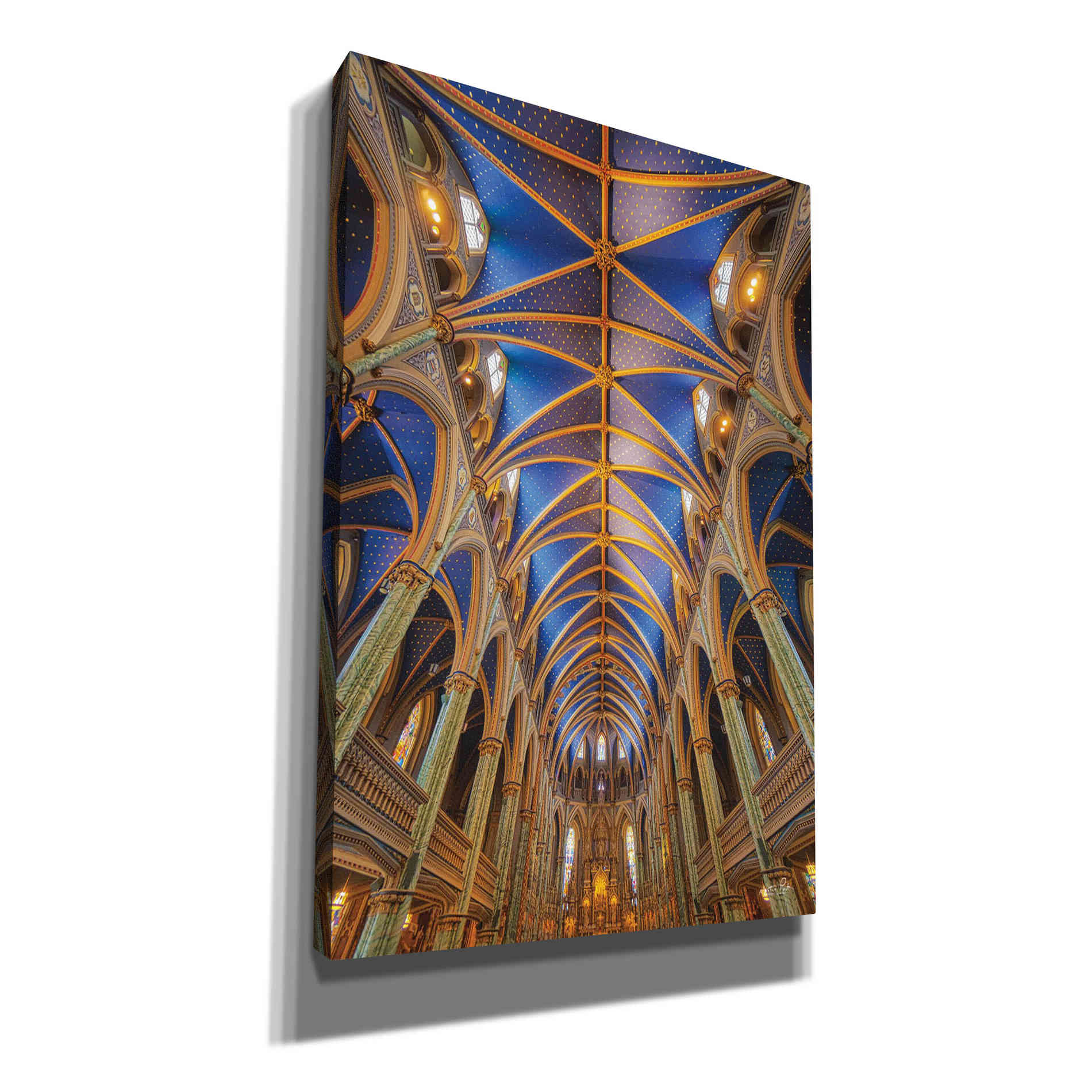 'Notre-Dame Cathedral Basilica' by Martin Podt, Canvas Wall Art,Size A Portrait