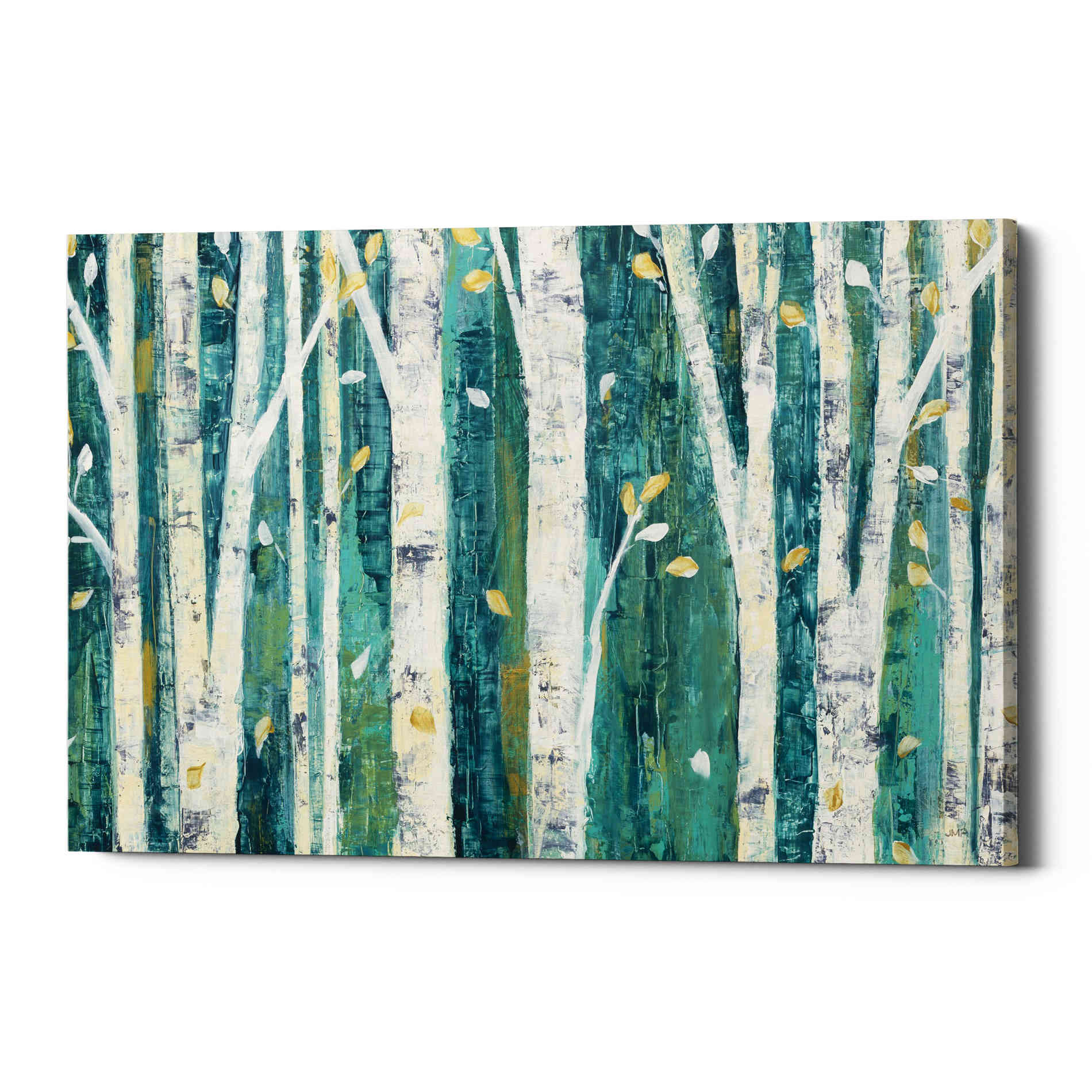 'Birches in Spring' by Julia Purinton, Canvas Wall Art