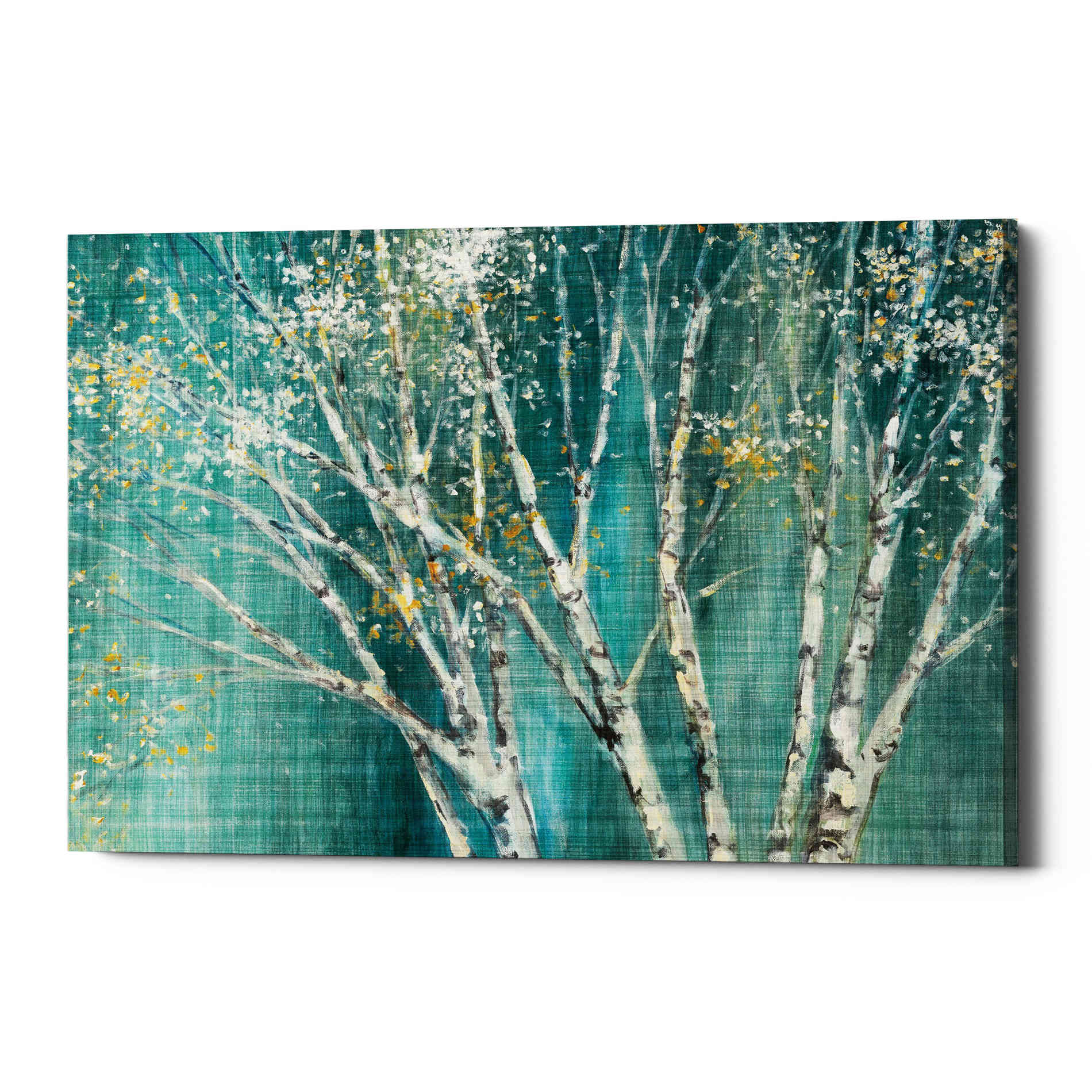 'Blue Birch' by Julia Purinton, Canvas Wall Art