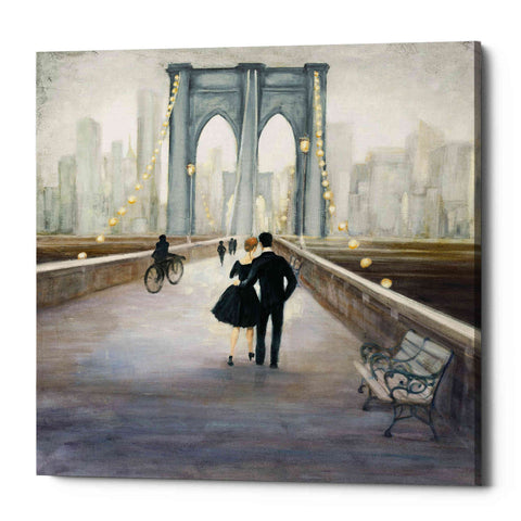Image of 'Bridge to NY V2' by Julia Purinton, Canvas Wall Art