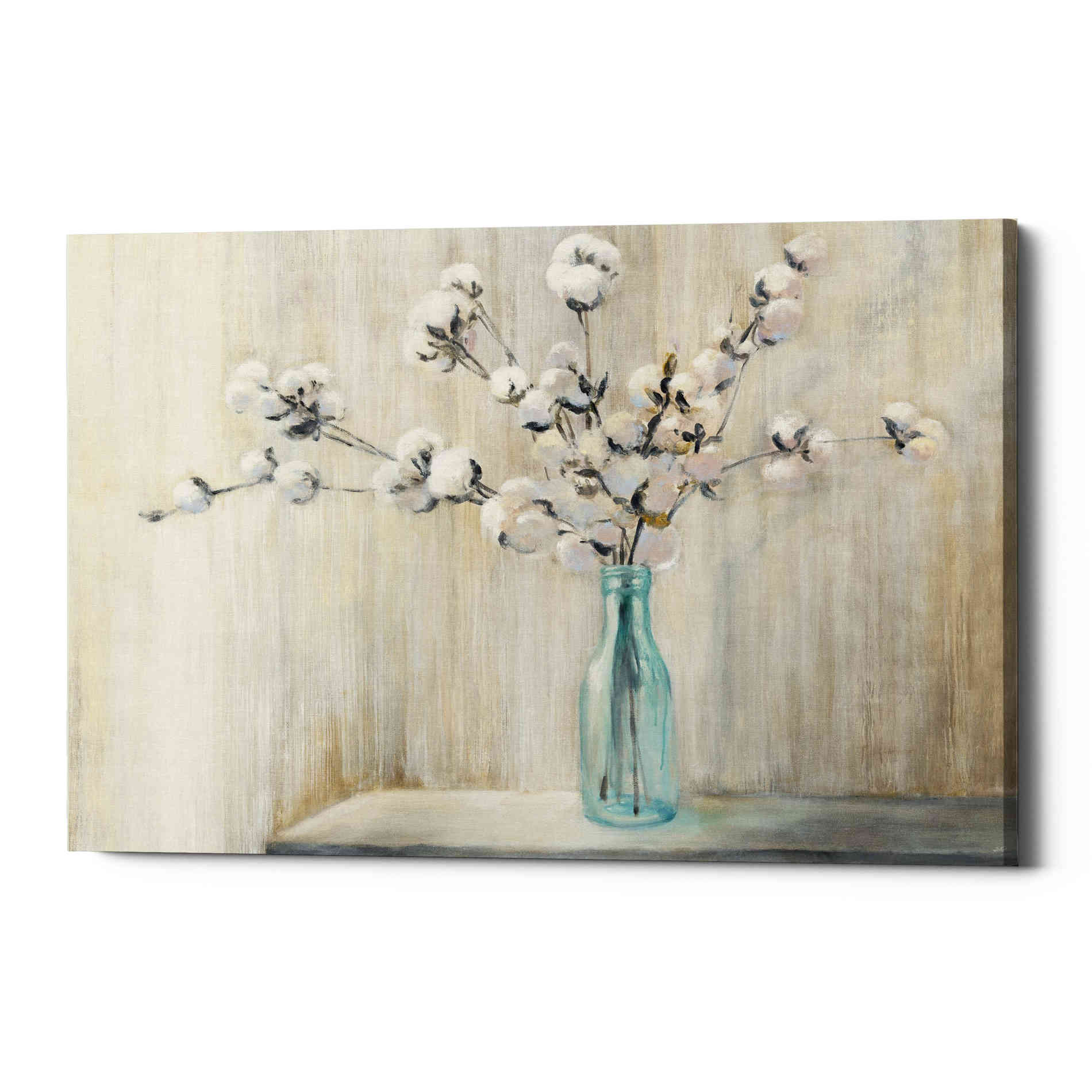 'Cotton Bouquet' by Julia Purinton, Canvas Wall Art