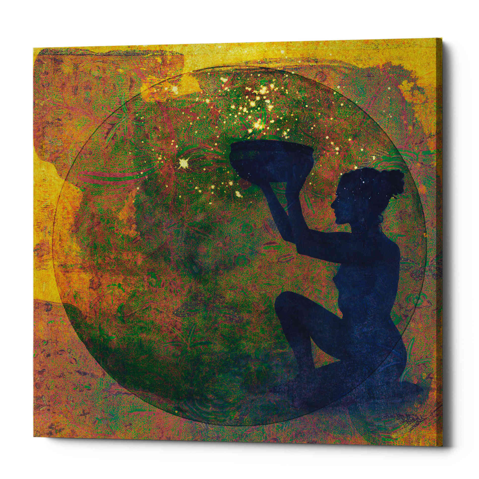 'Vessel of Cosmic Creativity' by Elena Ray Canvas Wall Art