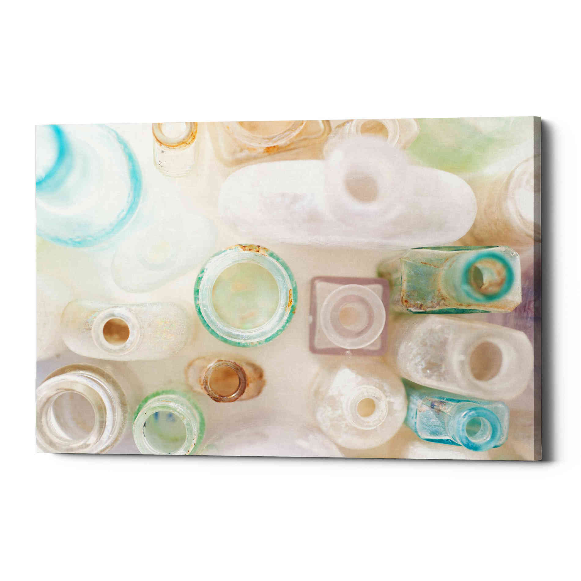 'Vintage Bottles' by Elena Ray, Canvas Wall Art