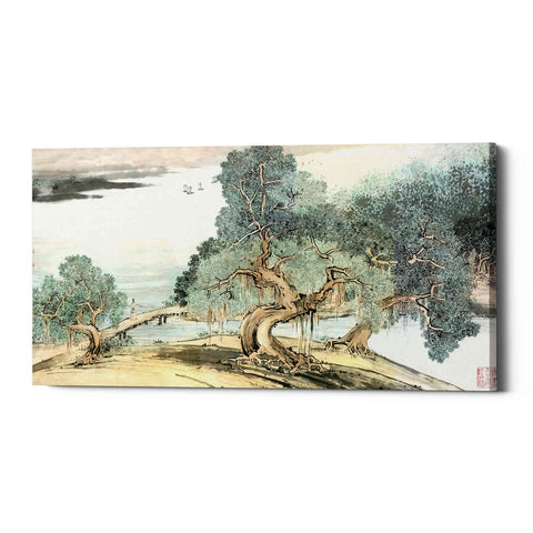 Image of 'A Stroll Along the Riverbank' by River Han, Canvas Wall Art