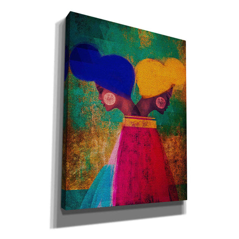 Image of 'Easy Ease (Vibrant)' by Erin K Robinson, Giclee Canvas Wall Art
